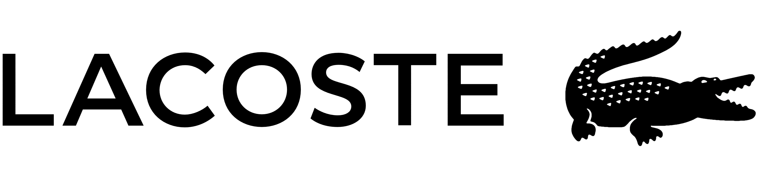lacoste logo black