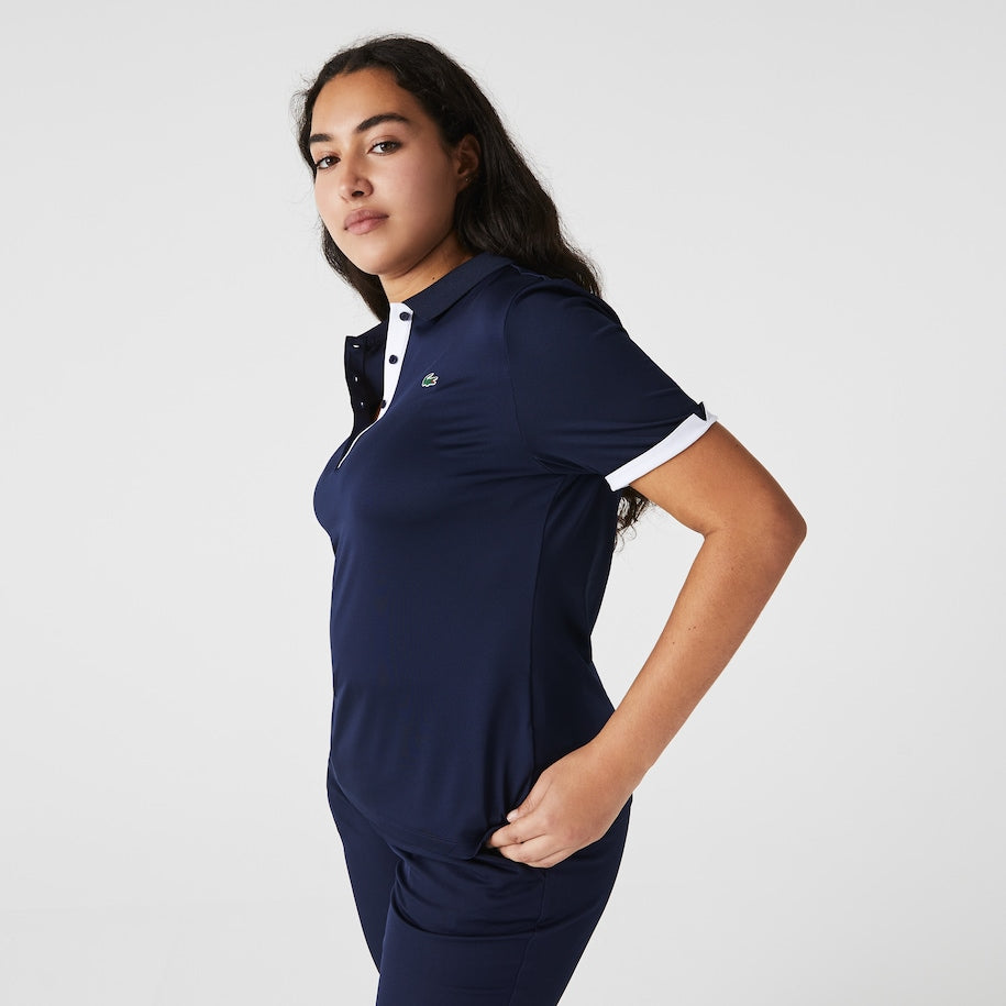 Lacoste SPORT-polo dames ademend met stretch